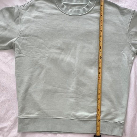 Lululemon Perfectly Oversized Crew Sweatshirt Green Size 6 Mint Green - Picture 3 of 5